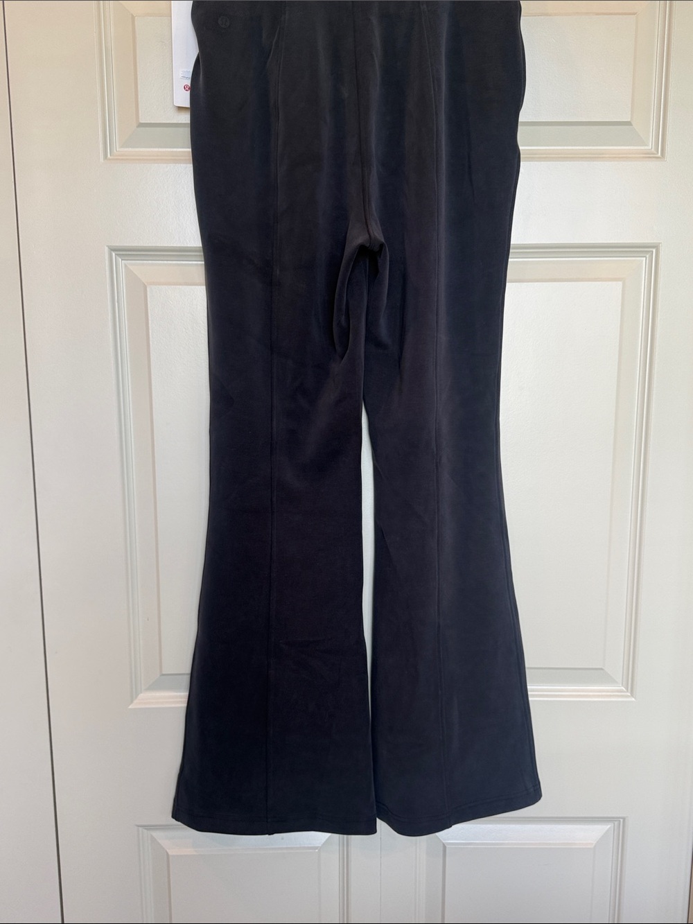 Lululemon brushed softstream MR Flared Pants Medium black NWT NEW - Picture 6 of 10